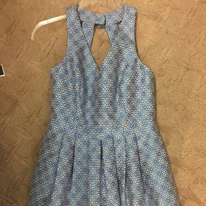 NWT Banana Republic form fitting blue summer dress